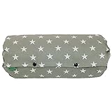 acortile 抱っこひも収納カバー M 日本製 【モスグレイスターM×ブラック】 90日保証 リバーシブル 裏生地ブラック シッカリ生地