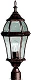 Kichler Lighting 9992TZ Post Mount Light, Tannery Bronze by Kichler Lighting [並行輸入品]