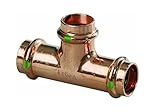 Viega ProPressゼロLead銅Tee with 1 "押しX押し 2 Pack 2