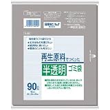 日本サニパック:サニパック V-99再生原料でつくった半透明ゴミ袋90L V-99-GY 型式:V-99-GY（1セット:10枚入）