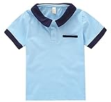 WIN 子供服 男の子 女の子 半袖 Tシャツ シャツ キッズ トップス クール 綿 カッコイイ かわいい 男女兼用 ボーイズ 男の子 クール かっこいい ベビー服 (140cm, ブルー)