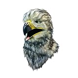 口が連動しリアルに動く! なりきりアニマルムービングマスク! 【hawk/鷹】あなたも 超ヒューマンな動物キャラに大変身!