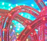 CBconcept 120VLR6.6FT-Red 6.6-Feet 120V 2-Wire 1/2-Inch LED Rope Light with 1.0-Inch LED Spacing [並行