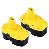 URPOWER? 2 Pack 18V 2000mAh Battery for DEWALT DC9096 388683-12 651034-01 DE9039 DE9095 DE9096 DE909