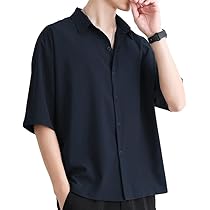 Amazon.co.jp: [OKJCON] シャツ メンズ 長袖 夏 ゆったり