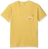 NCAA Arizona State Sun Devils野球フレーム半袖快適カラーポケットTシャツ、M、マスタード