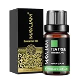 MAYJAM エッセンシャルオイル ティーツリー 天然100% アロマオイル 10ml 精油 ティーツリーオイル アロマ ディフューザー／加湿器用 芳香用