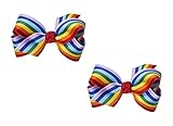 アンナ・Belen Girls " Lila " Medium Grosgrain Bowクリップ US サイズ: One Size