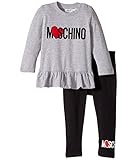 Moschino Kids Moschino Kids Logo Heart T-Shirt & Leggings Set (Infant/Toddler) (並行輸入品) zikgusegye