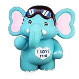 Blue ElephantコインホルダーPiggy Bank Great Gift for Kids