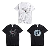 ビースターズ tシャツ 半袖 100%綿 BEASTARS レゴシ ハル コスプレ衣装 cosplay トップス インナーシャツ ホワイト 丸首 オーバサイズ 肌着 夏服 ゆったり 快適 メンズ レディス アニメ周辺 誕プレ (A,L)