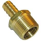 LASCO 17-7769 3/4-Inch Male Pipe Thread by 3/4-Inch Hose Barb Brass Adapter by LASCO