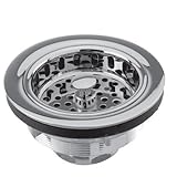 ニューポート真鍮121 4 – 3 / 8 "ソリッド真鍮PostタイプバスケットStrainer、ポリッシュクローム
