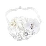 queengirls新生児ベビーヘッドバンドwith Bows カラー: ホワイト