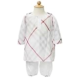 [バーバリーベビー] BURBERRY BABY ベビー服 セットアップ (チュニック・パンツ) B98405WHT 18Mサイズ