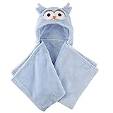 Hudson Baby Plush Hooded Blanket, Owl by Hudson Baby