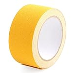 滑り止めテープ 屋外・階段用 ５０ｍｍ ５ｍ 新色 透明 ゼブラ (黄)