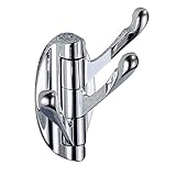 ライデンTM壁マウントSingle Set Hingedトリプル折りたたみ式腕Prongedフックローブフック、クローム仕上げ 1 PCS ゴールド Ly-GJ-160617-1