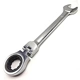 21ミリメートルクロームバナジウム柔軟なラチェットレンチキーセットギヤードオープンエンドインチトルクレンチセットハンドツール用カーバイクトルクレンチ-21mm