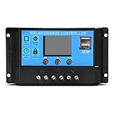 XCSOURCE　20A　12V-24V　ソーラーコントローラ　LCD　PWM　ソーラーパネルレギュレータ充電コントローラ　インテリジェントUSBポート　ディスプレイ　LD832