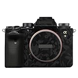 カメラボディステッカー保護スキンフィルムキットスキンアクセサリービニールラップデカール Sony A9 II ILCE-9M2 Alpha 9 II A9M2 A9II用(シャドウカモブラック)