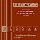 KALA カラ ウクレレベース(U・BASS)弦 Solid Body Series専用 Stainless Flat Wound 5弦 KA-BASS-5FW-SC【国内正規品】