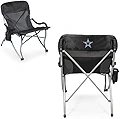 PICNIC TIME NFL ダラス・カウボーイズ PT-XL 高耐久キャンプチェア XLビーチチェア 耐荷重400ポンド キャンプチェア (ブラック)