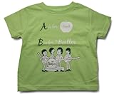 ロック バンド The Beatles ザ・ビートルズ Kids APPLE LIME キッズ Tシャツ 2T キミドリ
