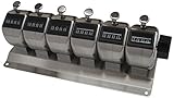 ステンレス製 6連式 数取器 (カウンター) HM404-6
