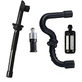 QHALEN Stihlチェーンソー017、017C、018、018C、Ms170、Ms170C、Ms180、Ms180C用燃料ラインオイルライン燃料フィルター