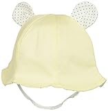 《初夏盛夏対応》(日本製) Pample Mousse(パンプルムース) 40/2天竺耳付きUVカット帽子 48cm/CR NO.DP-82603