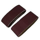 uxcell サンダー研磨機 240 グリット砥粒研磨ベルト サンドペーパー 5 個セット610x100mm