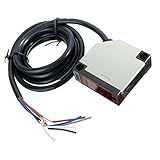TOOGOO 鏡面反射光電 DC12-24V 3A E3JK-R4M1 センサスイッチ、ネジ付き