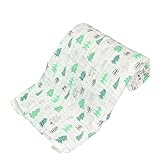 BORUIコットンブランケット6層ベビーバスタオルLovelyパターン印刷ウルトラソフトタオル YIUABYUAB309