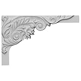 Ekena Millwork SB11X07SP-R 11-Inch W by 7-Inch H by 5/8-Inch D Springtime Stair Bracket, Right [並行輸入
