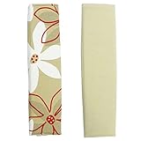 ココトリコ（cocotorico） シートベルトカバー 2個セット フラワー柄 【ミルクベージュ×北欧花柄】