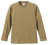 [ユナイテッドアスレ] 5.6オンス 長袖Tシャツ 501001 [メンズ] 537 サンドカーキ XL