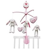 Little Dutch 4310 Musical Rabbit Mobile - Pink Blossom by Little Dutch