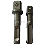 2 ピース 3/8 "1/2" インパクト ドリル ソケット アダプタドライバ セット ナット ビット ドリル ビット電動工具用sds プラス ドリル ハンマー ソケット アダプター