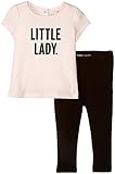 Kate Spade New Yorkベビー女の子Little Ladyセット、サテンスリッパ、12ヶ月