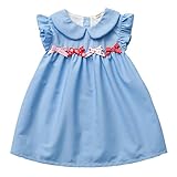 Aurora DRESS ベビー・ガールズ US サイズ: L カラー: ブルー