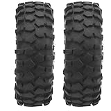 RCタイヤ2個セット、1/10 RCトラックホイール、WPL D12対応、55mm径、アルミ合金素材、RCアクセサリー、RCタイヤリム、RC車用、RCトラック改造 (シルバーS)