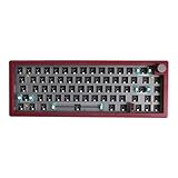 Gmk67 キーボード キット - RBG メカニカル キーボード キット |コンパクトメカニカルキーボードRGBバックライト |ワイヤレスカスタマイズ可能キーボード |バックライト付きカスタム キーボード キット |マルチメディアノブ付き67キーゲームキーボード