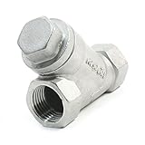 uxcell　ボール弁　マット銀色　ブルー　金属