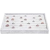 リングボックスフランネル装飾ジュエリーボックスディスプレイスタンドネックレス収納ボックス