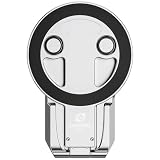 Leofoto レオフォト PM‑05 三色展開 折りたたみ式マグネットスマホスタンド｜両面吸着・超薄7mm・軽量63g｜ブラック・シルバー・ピンク｜MagSafe対応 (シルバー)