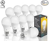 Triangle Bulbs (Pack of 10) LED Dimmable 12 Watt A19 LED Bulb, 1055 Lumens Soft White (3000K) 75 Wat