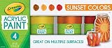 Crayola ペイントセット 多表面 クラフトペイント ペイント用品 4個 20-2007