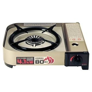 イワタニ カセットフー BO(ボー) EX 【強火力コンロ / 最大発熱量4.1kW】 ヘアラインシルバー CB-AH-41