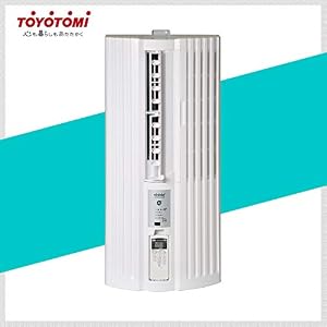 トヨトミ ルームエアコン 窓用エアコン ウインドエアコン 7畳 8畳用 センター吹き出し 防音設計 タイマー機能 リモコン付 低振動設計 おやすみ運転 内部乾燥モード 銀イオンフィルター搭載 工事不要 ドレン水除菌 停止音低減制御 ノンドレン 取り付けカンタン 冷房 除湿 ドライ 乾燥 ドライ エコ 省エネ 1.8kW TOYOTOMI 最新モデル ◇